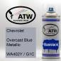 Preview: Chevrolet, Overcast Blue Metallic, WA402Y / G1C: 400ml Sprühdose, von ATW Autoteile West.